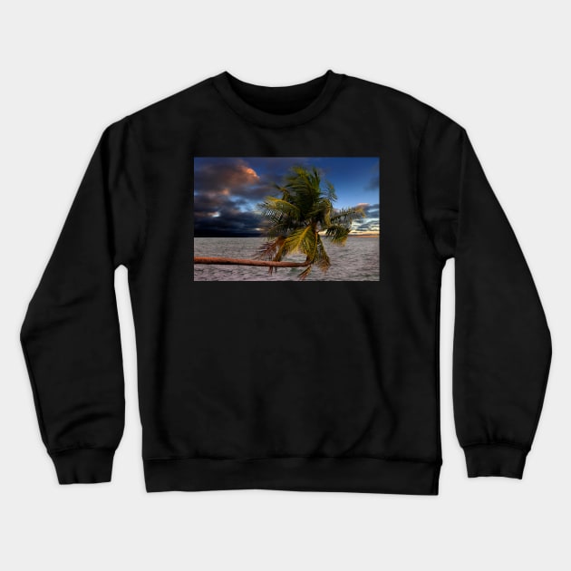 Tropical Evening in Paradise Crewneck Sweatshirt by jwwallace